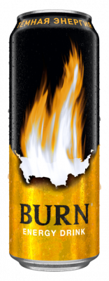 Напиток Burn Темный 0.49л